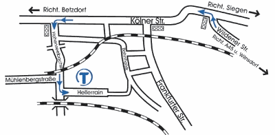 Anfahrtskarte mikro